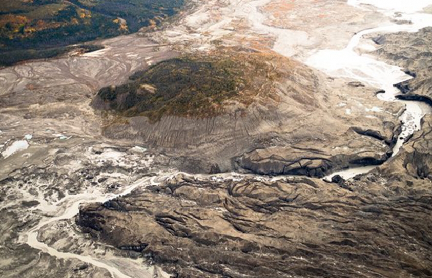 Receding Glacier Causes Immense Canadian River To Vanish In Four Days 