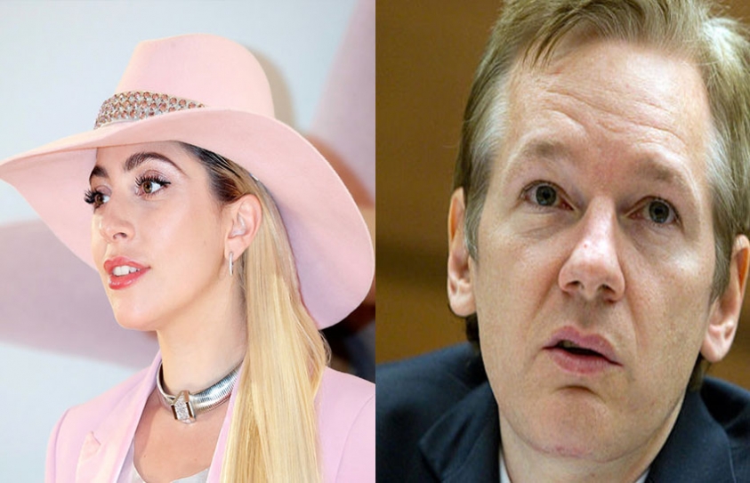 Most Surreal Movie Moment Of The Year: Lady Gaga Interviews Julian Assange