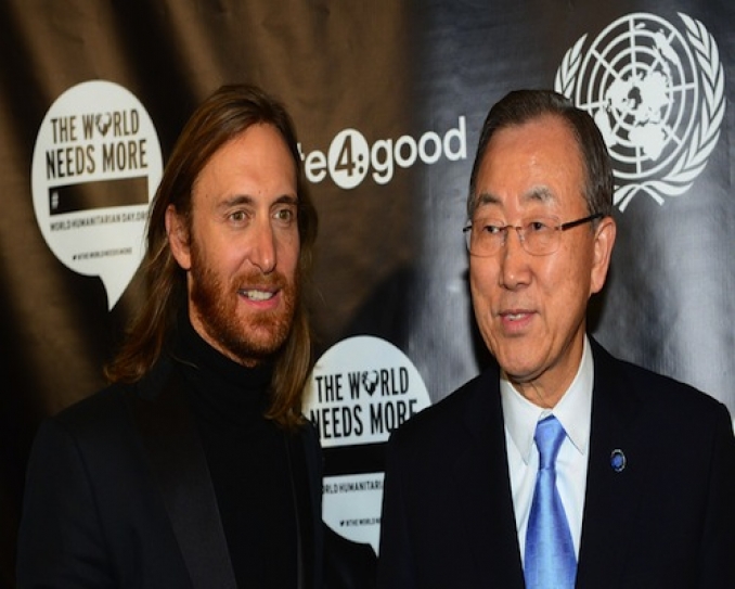 David Guetta joins with United Nations for Typhoon Haiyan victims