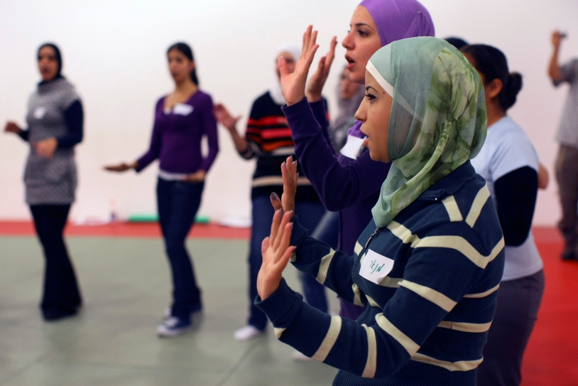 Muslim girls take to martial arts for empowerment