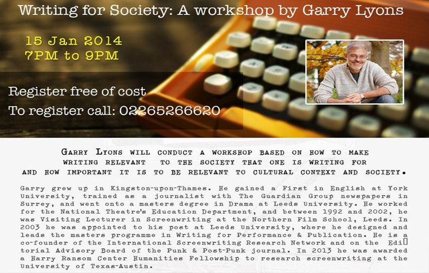 Garry Lyons – Writing For Society