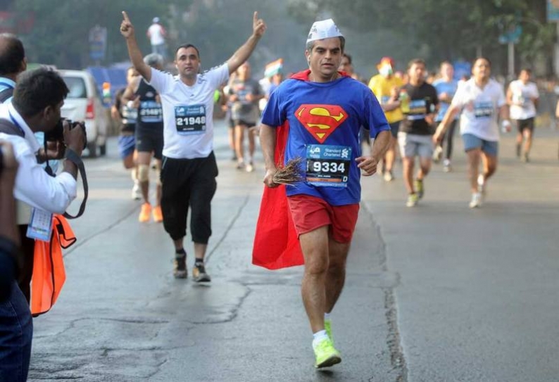 40,000 run for charity in the 11th Mumbai Marathon