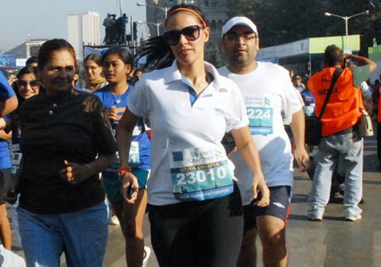 Neha Dhupia gears up to sweat it out in Mumbai Marathon