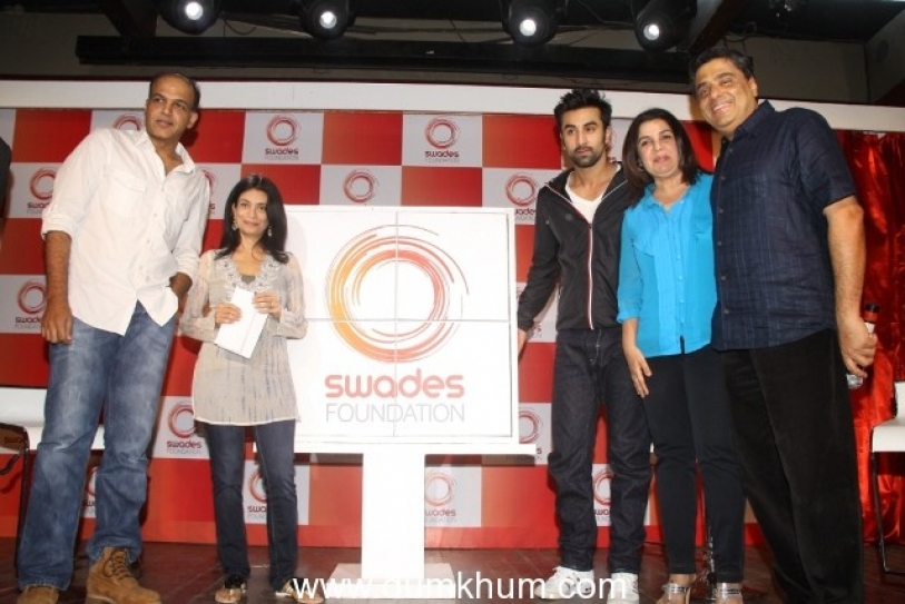 Charity auction for Zarine Screwvala's Swades foundation offers a date with Ranbir