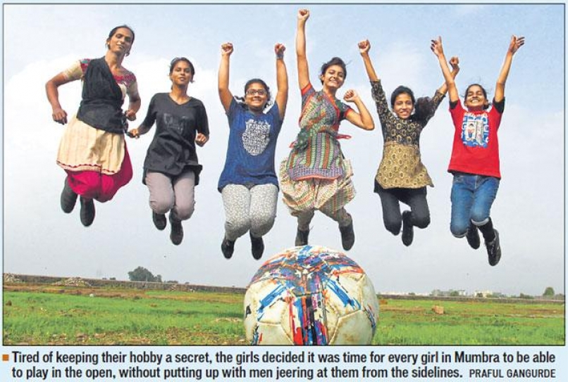 World Cup 2014 : Girl power wins, Mumbra grants them their own football field