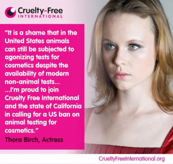 Thora Birch Speaks Out Against Cruel Cosmetics Tests On Animals