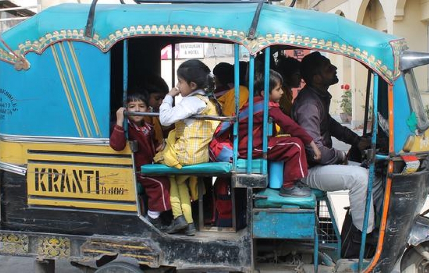 In India, the rate of children dying in accidents has improved slightly in a decade