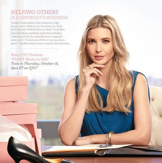 Ivanka Trump Puts The “Pow” In Power Shoes To Help Fight Breast Cancer