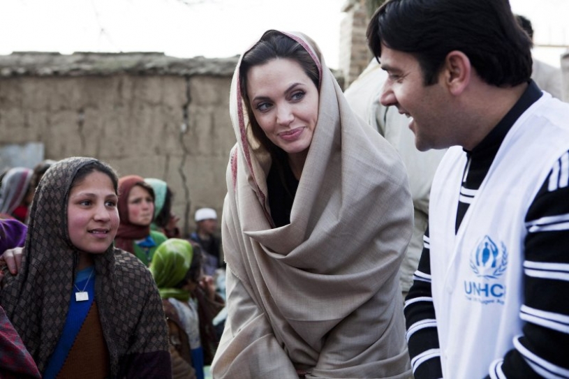 Angelina Jolie Praises UNHCR Nansen Refugee Award Winners
