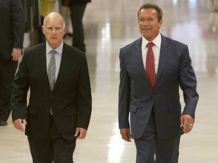 Schwarzenegger Praises California Climate Change Record