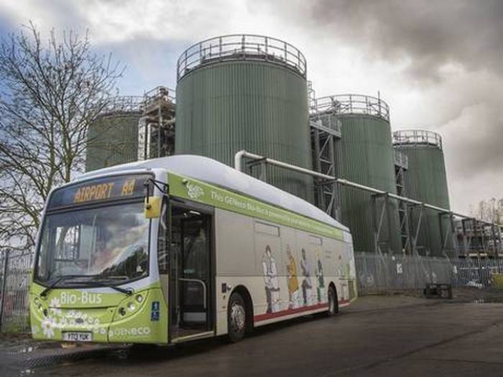 First UK bus powered entirely by human waste goes into service in Bath and Bristol