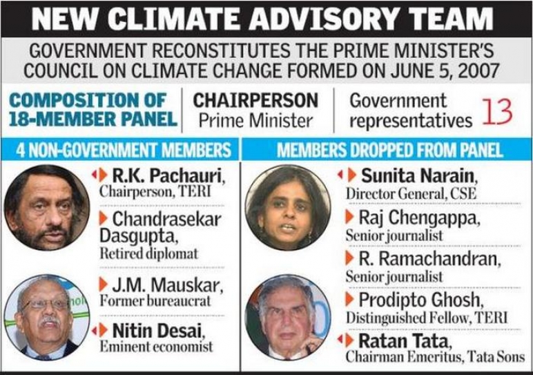 PM?s climate change council recast