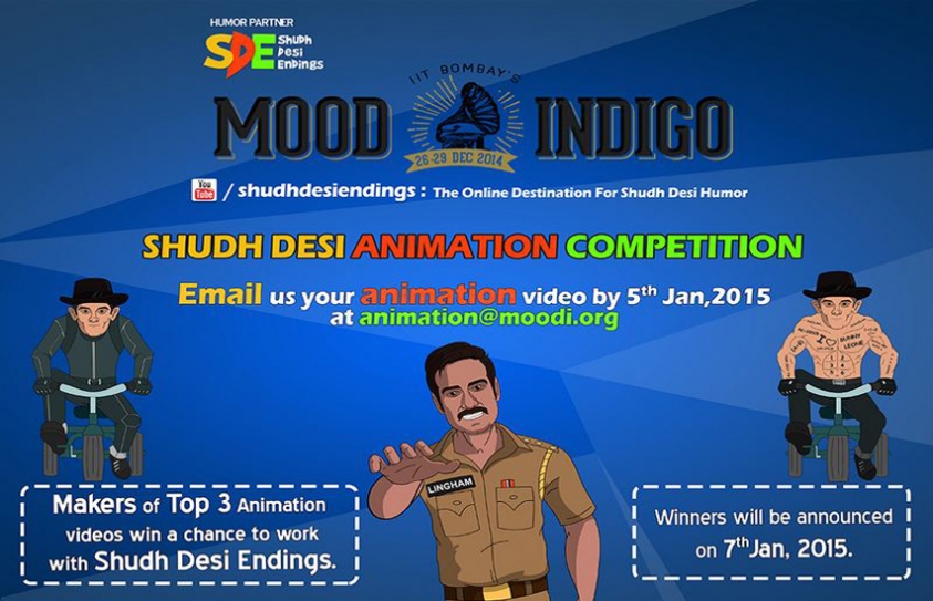 ‘Shudh Desi Endings’ – Mood Indigo online animation competition, call for entries