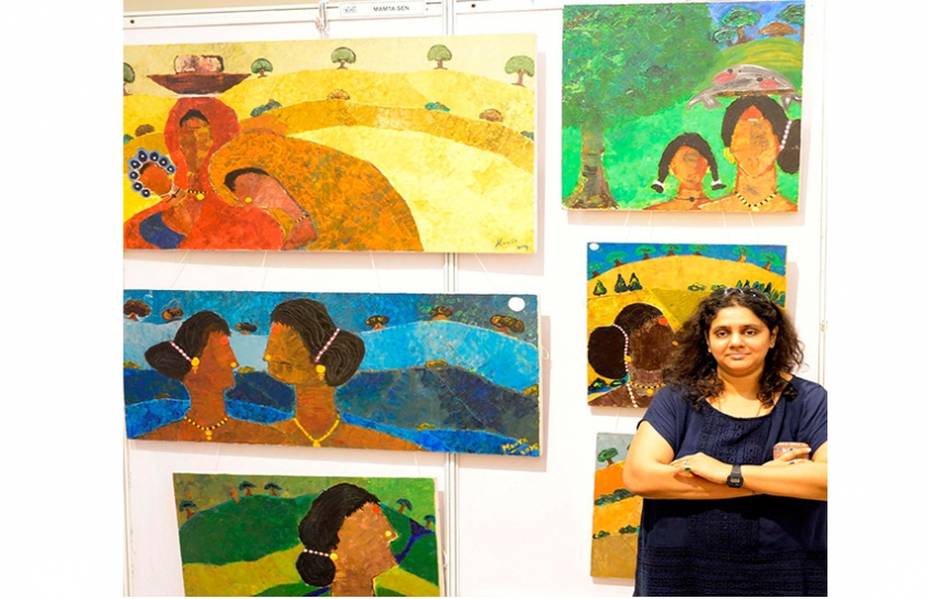 Artiste Mamta Sen’s Pays Tribute To Poor Farmers Of Sawantwadi Through Her Painting Collection – The Wait