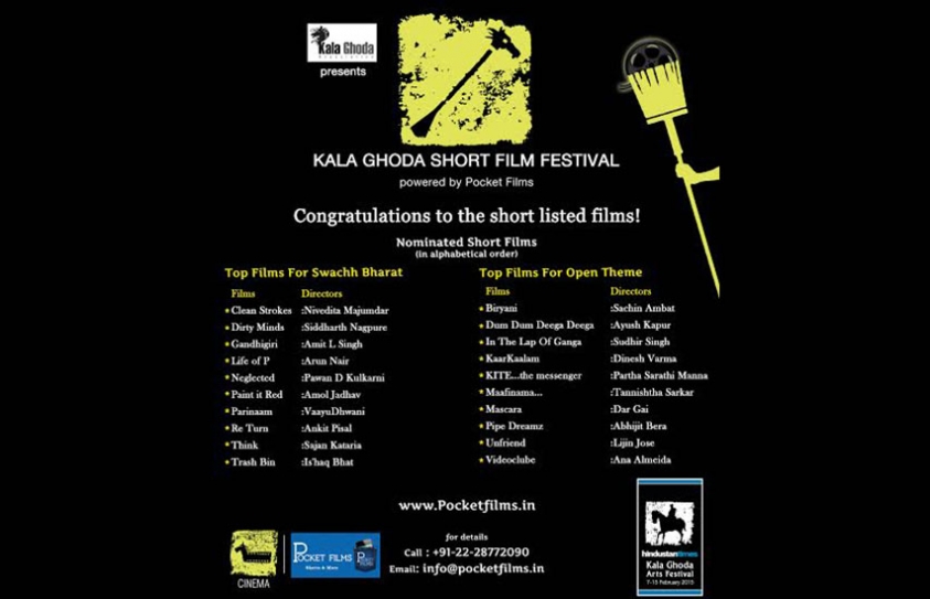 Pocket Films showcases the 10 best short films at Kala Ghoda Short Film Festival 2015