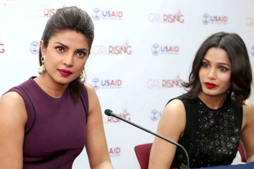 Priyanka Chopra, Frieda Pinto Launch Girl Rising India Campaign In LA