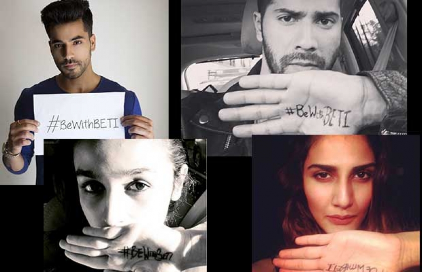 Varun Dhawan, Alia Bhatt, Gautam Gulati Support The # BeWithBeti Campaign