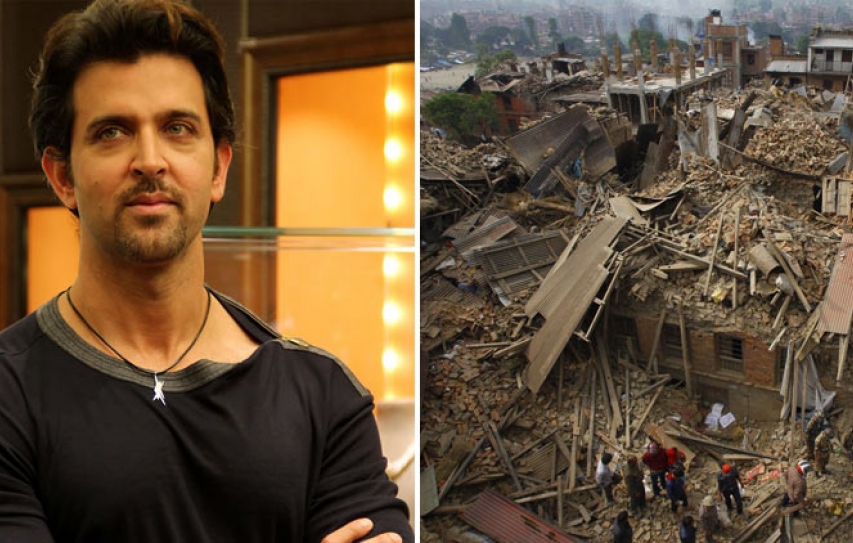 Hrithik Roshan Supports Global Aid For Quake-Hit Nepal
