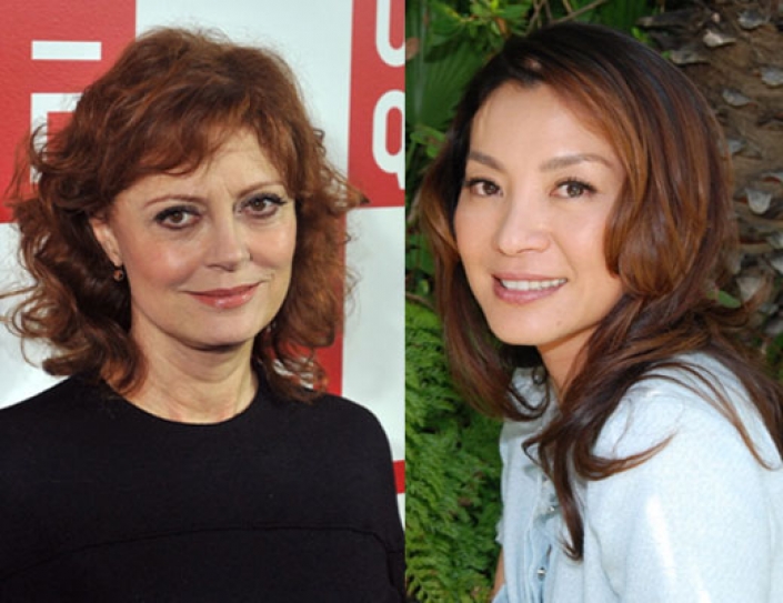 Susan Sarandon And Michelle Yeoh Visit Earthquake Victims In Nepal