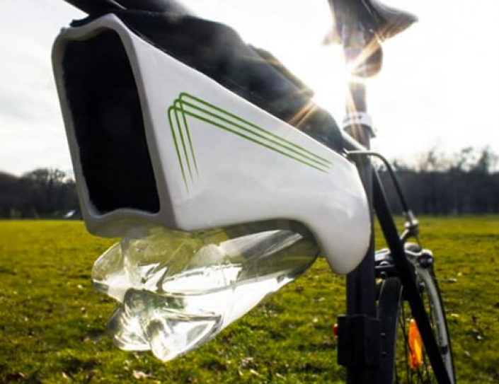 Device Pulls Drinkable Water  From The Air As You Cycle.
