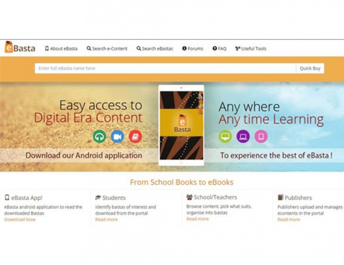 Govt Launches EBasta, A Digital Library Of Downloadable School Books, Yet Another Digital India Initiative