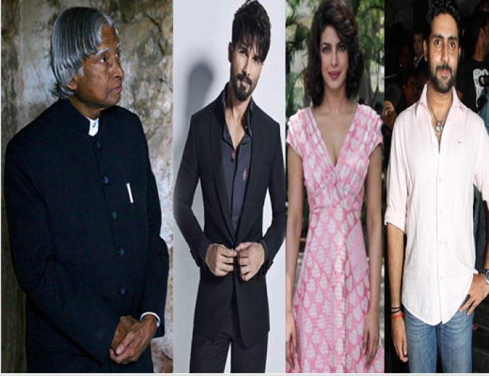 APJ Abdul Kalam’s Death: Priyanka Chopra, Shahid Kapoor And Abhishek Bachchan Send In Their Prayers