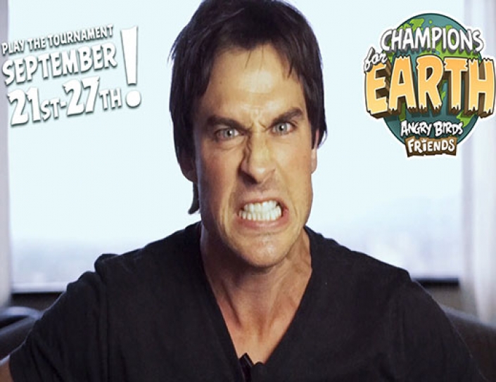 Celebrities Get ANGRY About Climate Change In Angry Birds Friends!