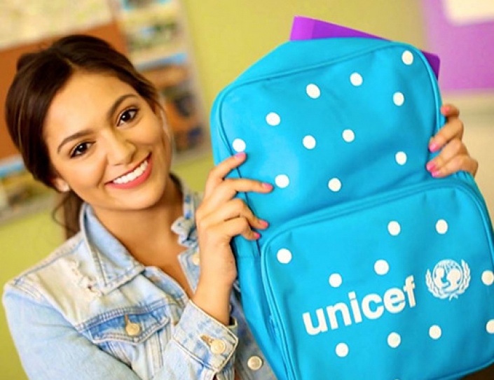 Bethany Mota And UNICEF Help Kids Get Back To School