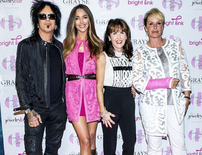 How 2 Girl Courtney Sixx Hosts Bright Pink Event For Breast And Ovarian Cancer Awareness