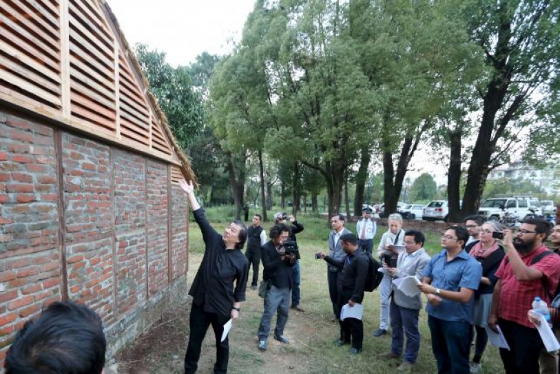 Famed Architect Shigeru Ban Builds Quake-Proof Homes From Rubble In Nepal