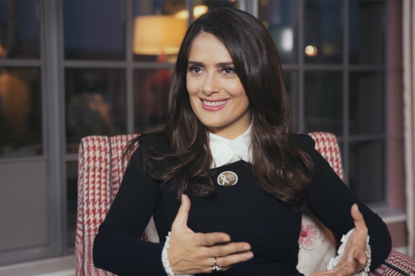 Salma Hayek: Violence Against Women Is NOT Okay