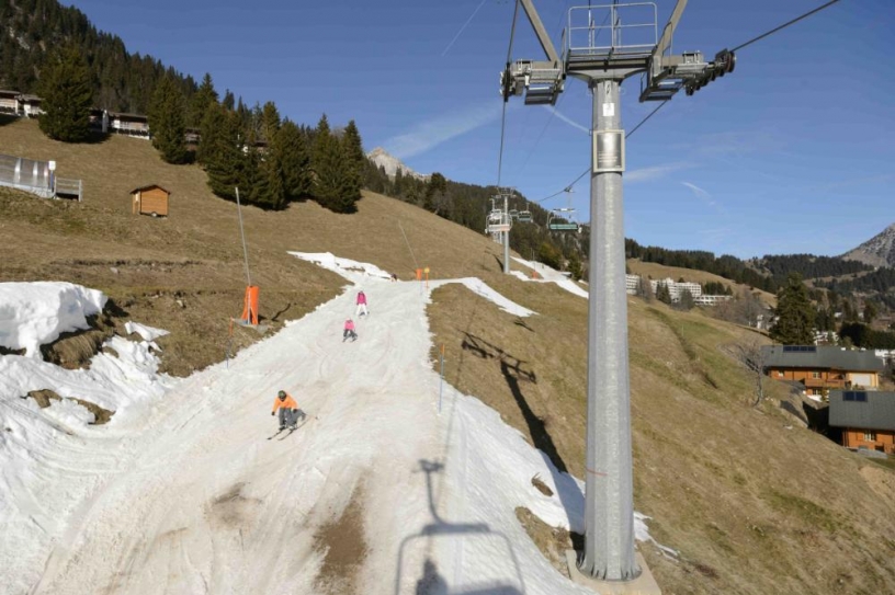 There’s Not Much Snow In The Alps — So Petting Zoos Are Replacing Skiing