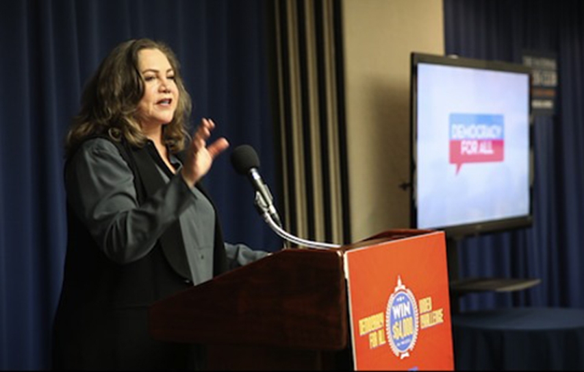 Kathleen Turner Helps Name Winners Of Democracy For All Video Challenge