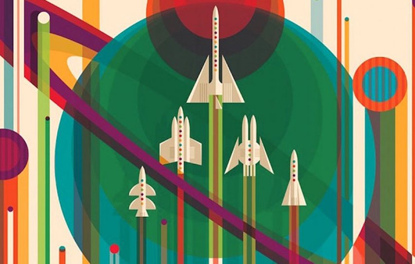 Women  Check Out These Gorgeous Posters Promoting Future Of Space Travel
