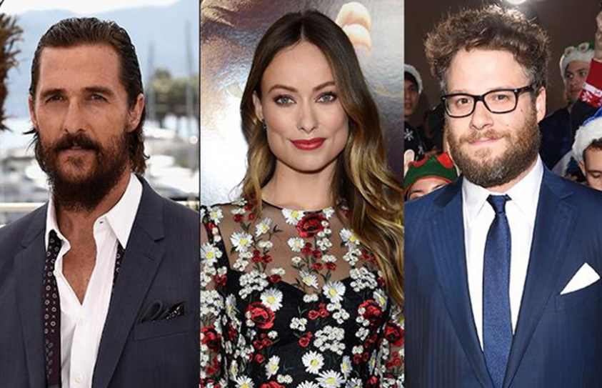 Matthew McConaughey, Seth Rogen And Olivia Wilde To Be Honored At Charity Event
