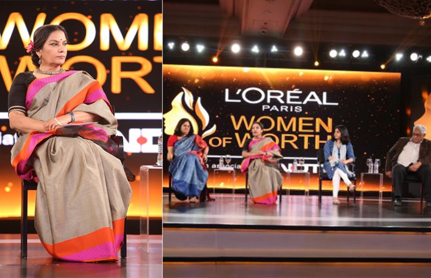 Shabana Azmi Speaks About Women's Position At 'Women Of Worth' Conclave