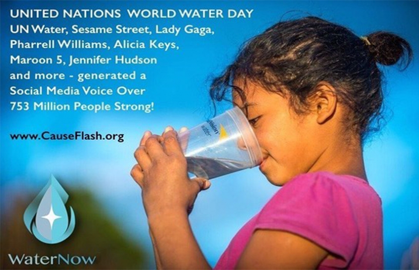 Stars Support Water Now Campaign