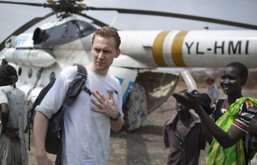 Tom Hiddleston Defends War Zone Children