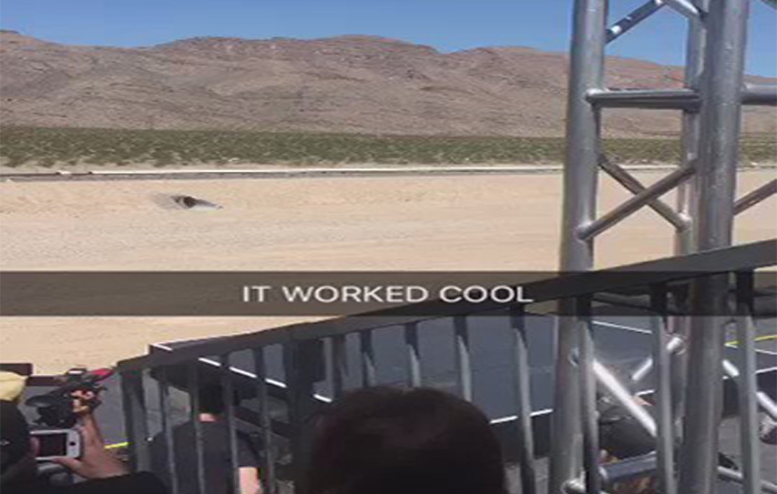 We Just Witnessed the First Public Hyperloop Test