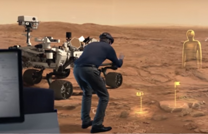 Scientists Can Virtually Wander Around Mars For Miles With Hololens