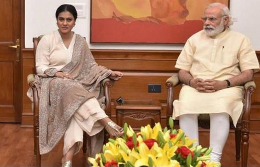 Snapped: Kajol’s Meet With PM Narendra Modi