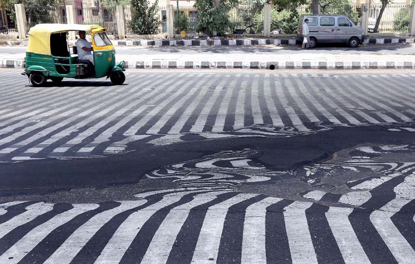 India’s Roads Melt As Record-Breaking Heat Wave Continues