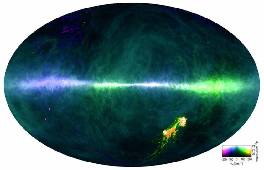 Behold, The Most Detailed Map Of Neutral Hydrogen In The Milky Way
