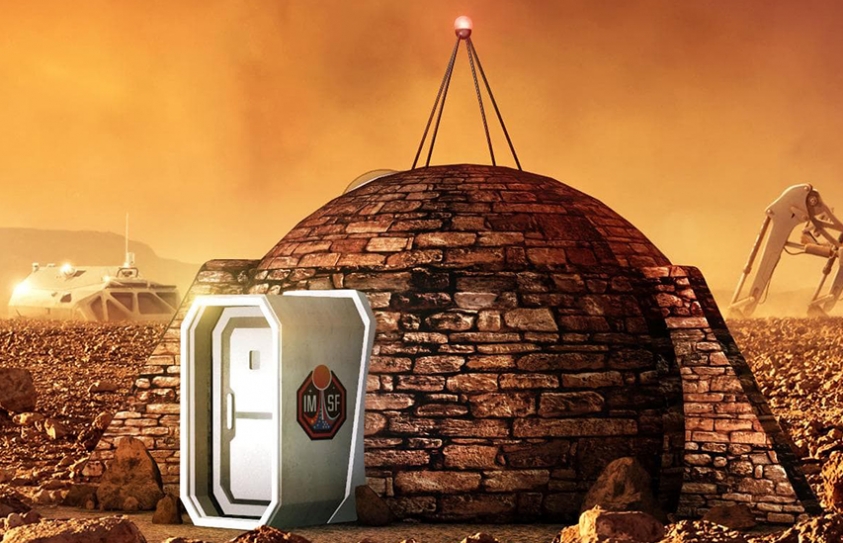 The First Mars Homes Could Look Like Red Space Igloos