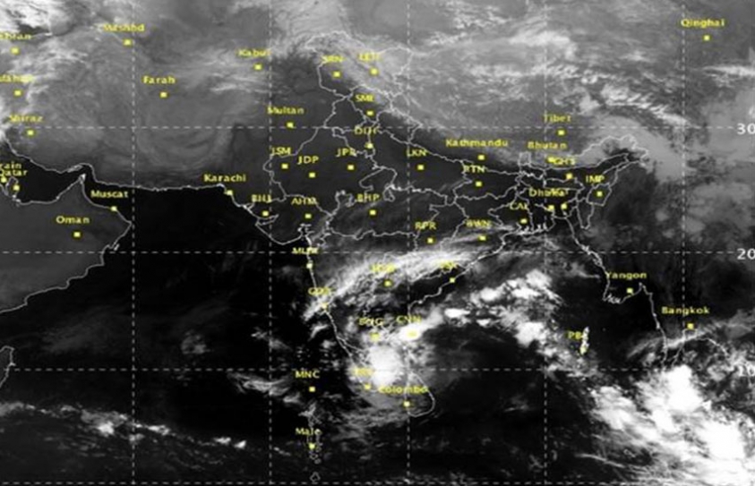 Cyclone Nada weakens, TN coastal areas see rain