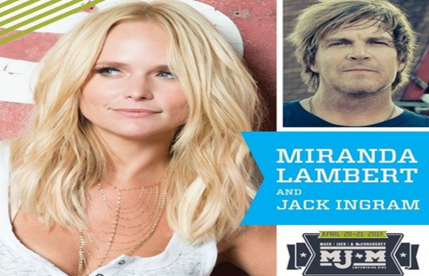 Mack, Jack & McConaughey Announces Miranda Lambert To Perform At Charity Event 