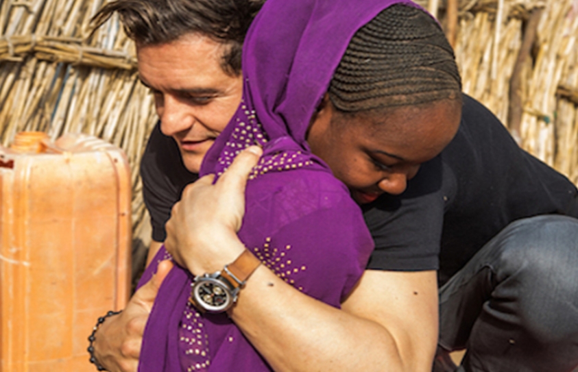 Orlando Bloom Meets Children And Families Affected By Boko Haram On Niger Trip 