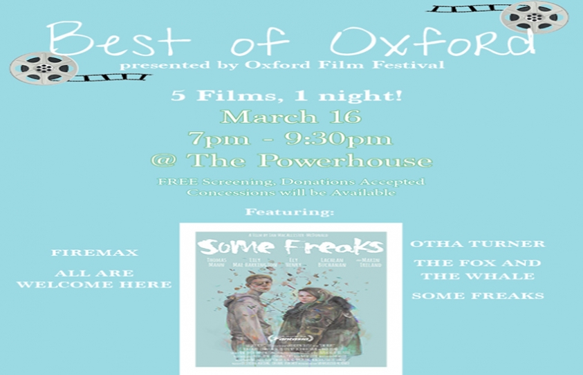 Five Films, One Night: Best of Oxford Film Festival Screening