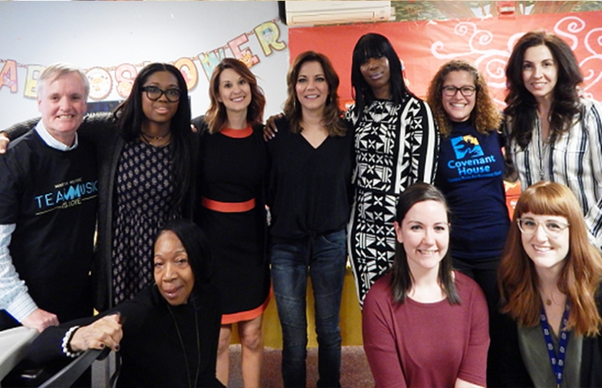 Martina McBride And Team Music Is Love Celebrate Young Mothers At Covenant House Shelter
