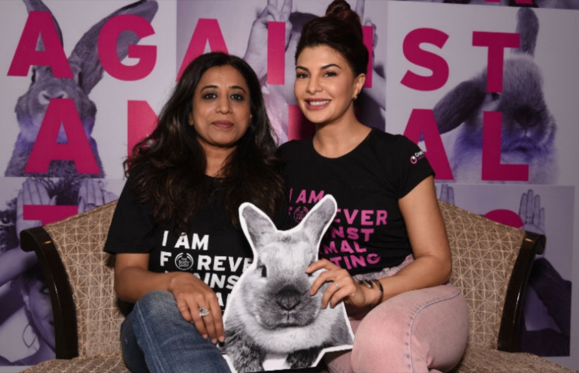   Jacqueline Bats For Ban On Animal Testing Of Cosmetics